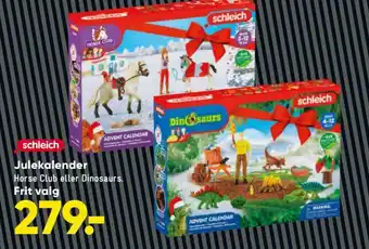 Bilka Schleich Julekalender tilbud