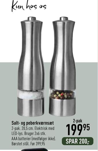 Imerco Salt- og peberkværnsæt tilbud