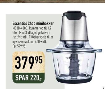 Imerco Essential chop minihakker tilbud