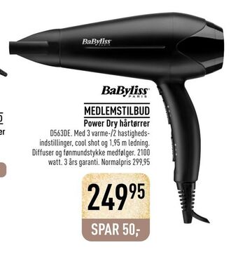 Power dry hårtørrer