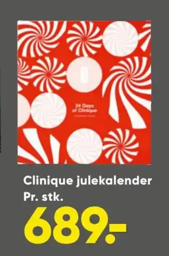 Bilka Clinique julekalender tilbud