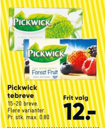 Bilka Pickwick tebreve tilbud