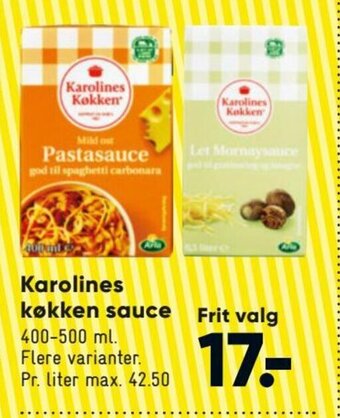Bilka Karolines Køkken Sauce tilbud