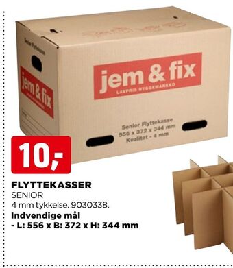 jem & fix Flyttekasser tilbud