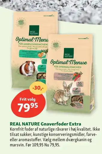 Maxi Zoo Real nature gnaverfoder extra tilbud