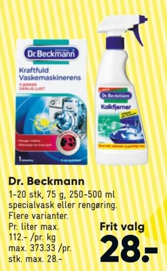 Bilka Dr. Beckmann tilbud