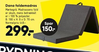 Bilka Dana foldemadras tilbud