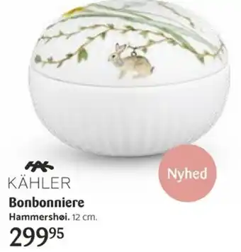 Kop & Kande Kåhler Bonbonniere 12cm tilbud