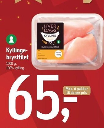 Føtex Kyllingebrystfilet tilbud