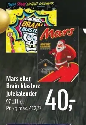 Føtex Mars el. brain blasterz julekalender tilbud