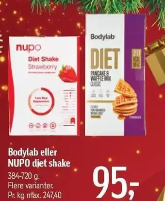 Føtex Bodylab el. nupo diet shake tilbud