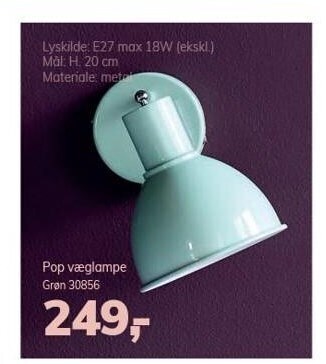 Pop væglampe