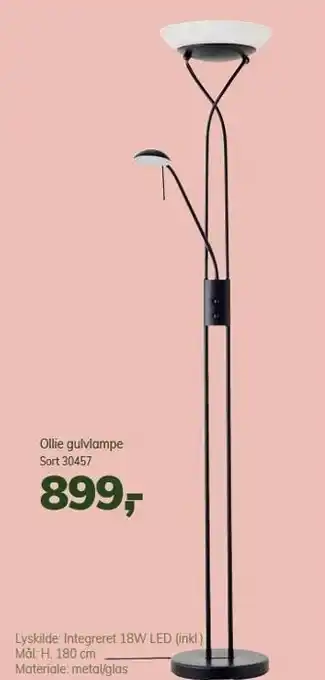Daells Bolighus Olie gulvlampe tilbud