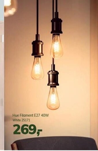 Daells Bolighus Hue filament e27 40w tilbud