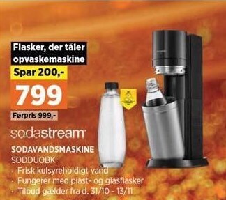 Power Sodavandsmaskine tilbud