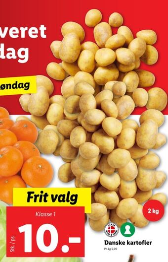 Lidl Ukendt kartofler tilbud
