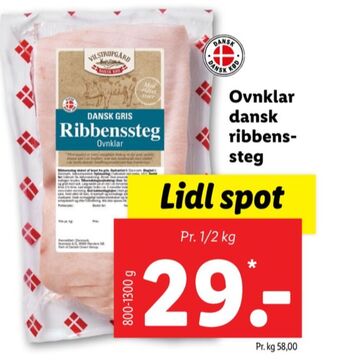 Lidl Vilstrupgård ribbensteg tilbud