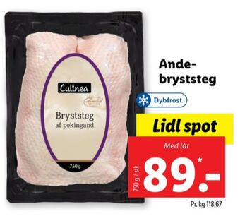 Lidl Culinea andebryststeg tilbud