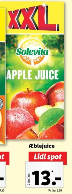 Lidl Solevita juice tilbud