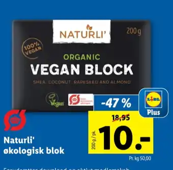 Naturli' smørbar blok