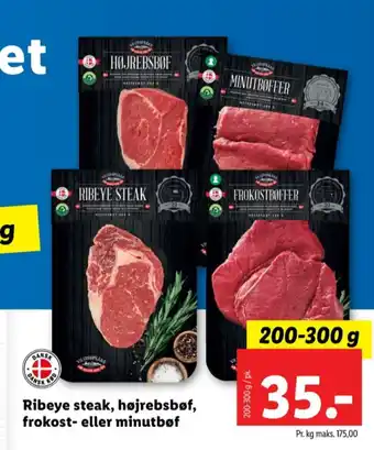 Lidl Vilstrupgård ribeye tilbud