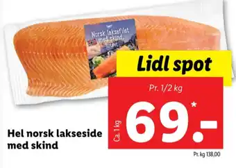 Lidl Ukendt lakseside tilbud
