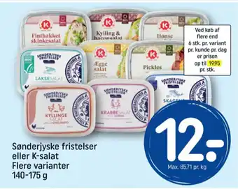 REMA 1000 K-salat æggesalat tilbud