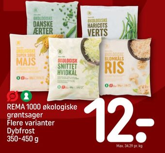 REMA 1000 Rema 1000 grøntsager tilbud