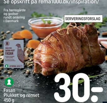 REMA 1000 Rema 1000 fasan tilbud