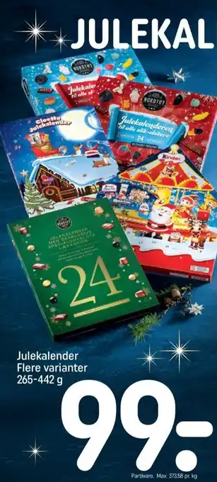 REMA 1000 Nordthy julekalender tilbud