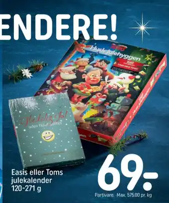 REMA 1000 Easis julekalender tilbud