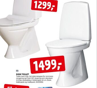 jem & fix Ifö toilet tilbud