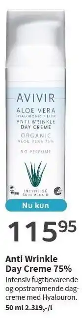 Helsam Anti wrinkle day creme 75% tilbud