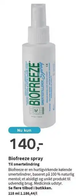 Biofreeze spray