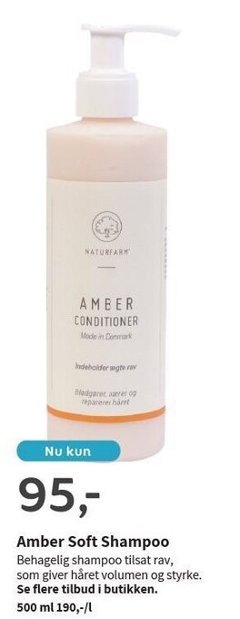 Helsam Amber soft shampoo tilbud