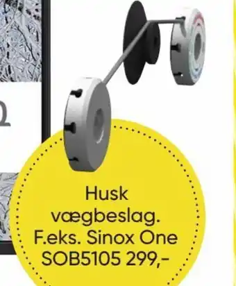Bilka Husk Vægbeslag. F.eks. Sinox One SOB5105 tilbud