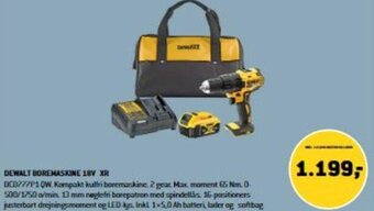 XL-BYG Dewalt Boremaskine 18V XR tilbud