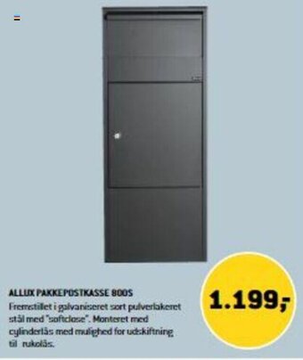 XL-BYG Allux Pakkepostkasse 800S tilbud