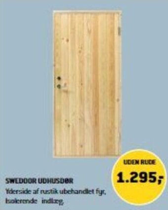 XL-BYG Swedoor Udhusdør tilbud
