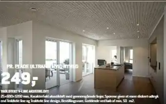 Troldtekt V-Line Axustlikloft