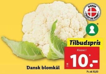 Lidl Dansk Blomkål tilbud