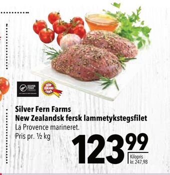 Citti Silver fern farms new zealandsk fersk lammetykstegsfilet tilbud