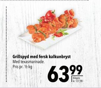 Citti Grillspyd med fersk kalkunbryst tilbud