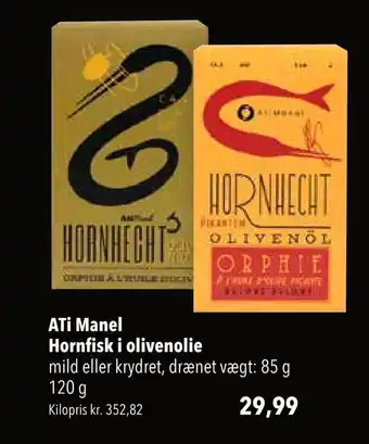 Citti Ati manel hornfisk i olivenolie tilbud