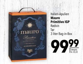 Citti Mauro primitivo igp tilbud