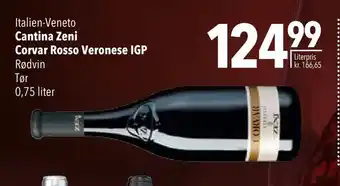 Citti Cantina zeni corvar rosso veronese igp tilbud