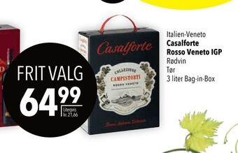 Citti Casalforte rosso veneto igp tilbud