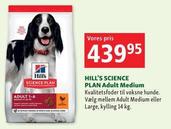 Maxi Zoo Hill's science plan adult medium tilbud