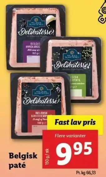 Lidl Belgisk Pate 150 g tilbud