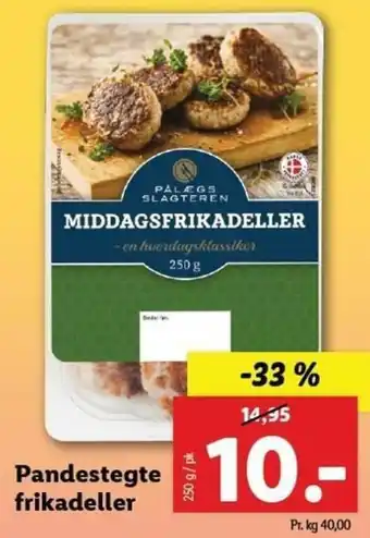 Lidl Pandestegte Frikadeller 250g tilbud